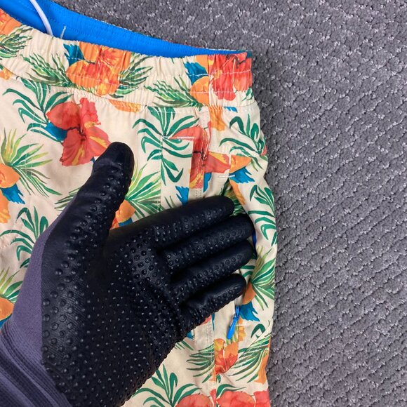 Birddogs Shorts Men's Small Bird Dig Broomstick Lined Athletic Drawstring floral - Picture 4 of 13